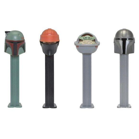 PEZ Star Wars The Mandalorian Grogu Collectible Gift Tin Set 4 Dispensers NIB - Picture 2 of 4